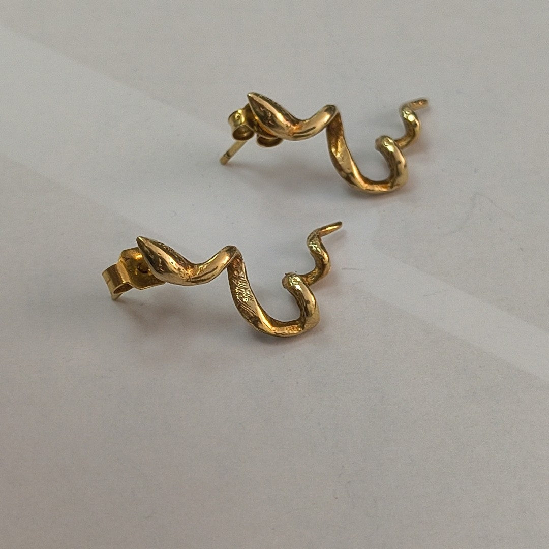 ARETES PAR ORO 14 K 2,00 GRMS (SEMINUEVO)