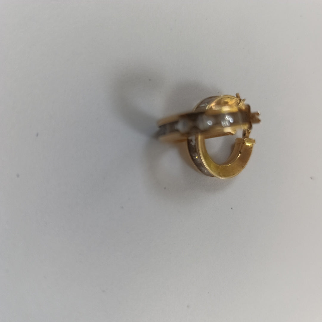 ARRACADAS PAR ORO 14 K 5.2 GRMS (SEMINUEVO)