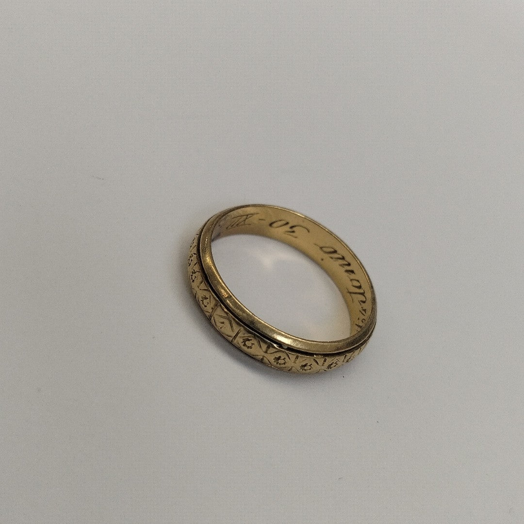 ARGOLLA ORO 18 K 4.4 GRMS (SEMINUEVO)