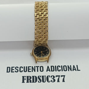 RELOJ CAJA ACERO PULSO ORO ORO 10 K 38.4 GRMS (SEMINUEVO)