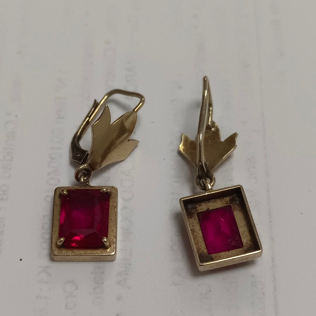 ARETES PAR ORO 14 K 2,10 GRMS (SEMINUEVO)
