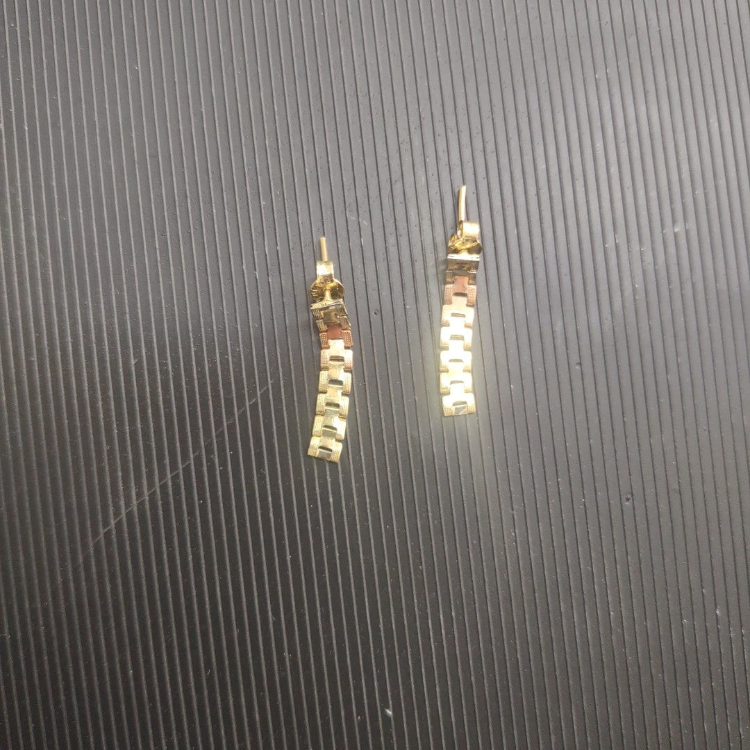 ARETES PAR ORO 14 K 1.4 GRMS (SEMINUEVO)
