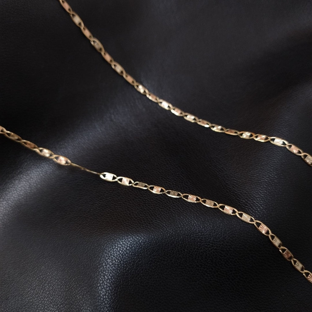 CADENA ORO COMBINADO 10 K 3,40 GRMS (SEMINUEVO)