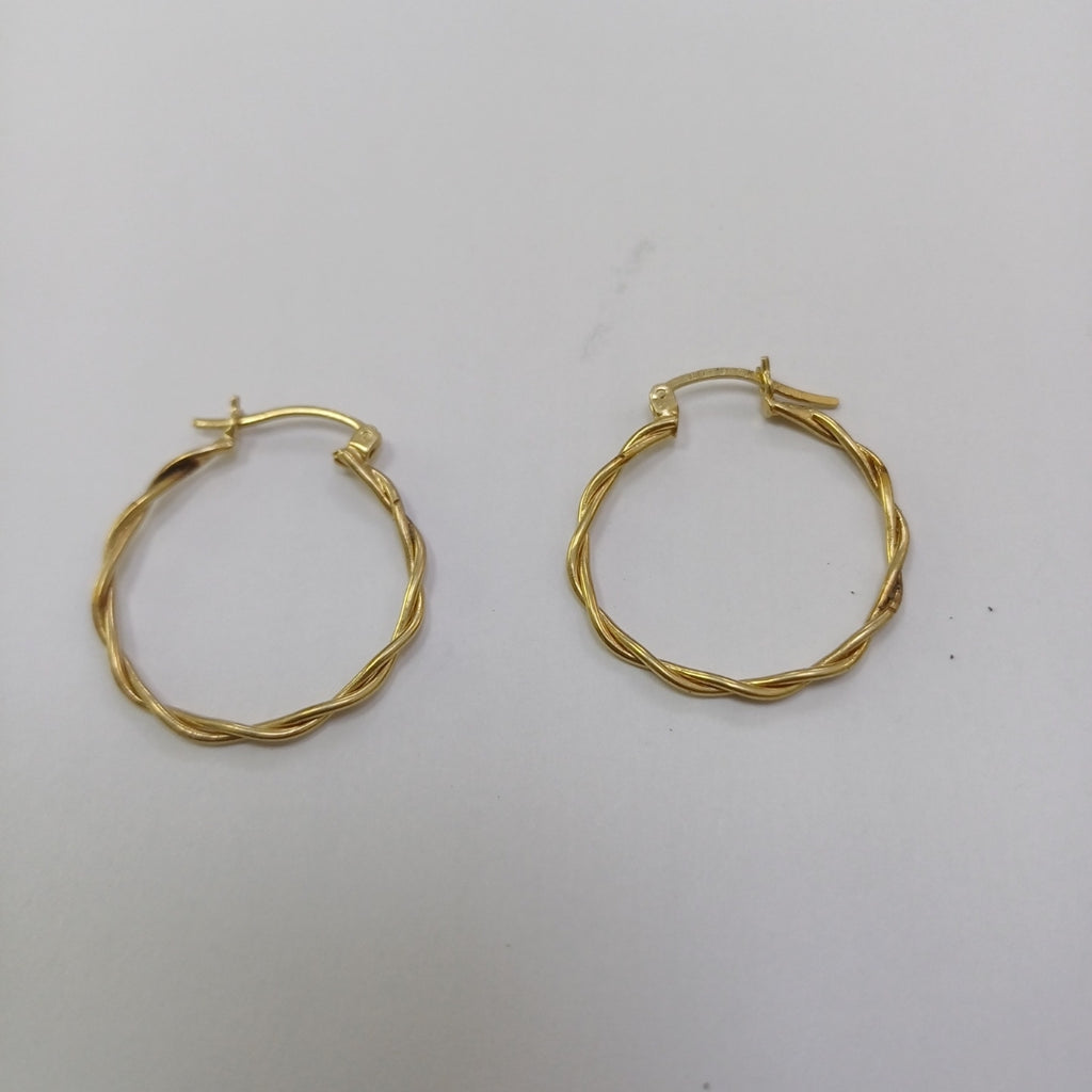 ARRACADAS PAR ORO 14 K 2 GRMS (SEMINUEVO)