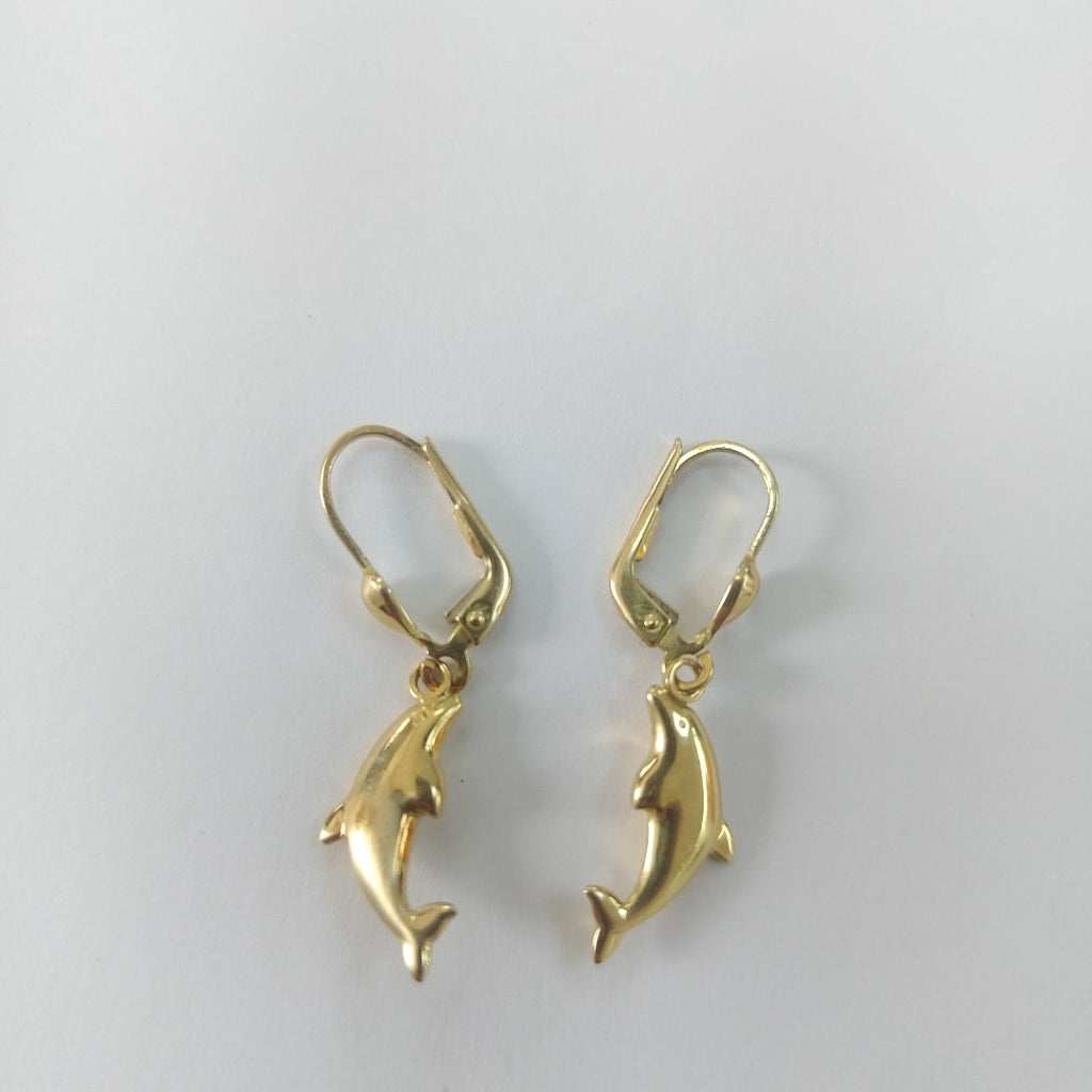ARRACADAS PAR ORO 14 K 2,00 GRMS (SEMINUEVO)