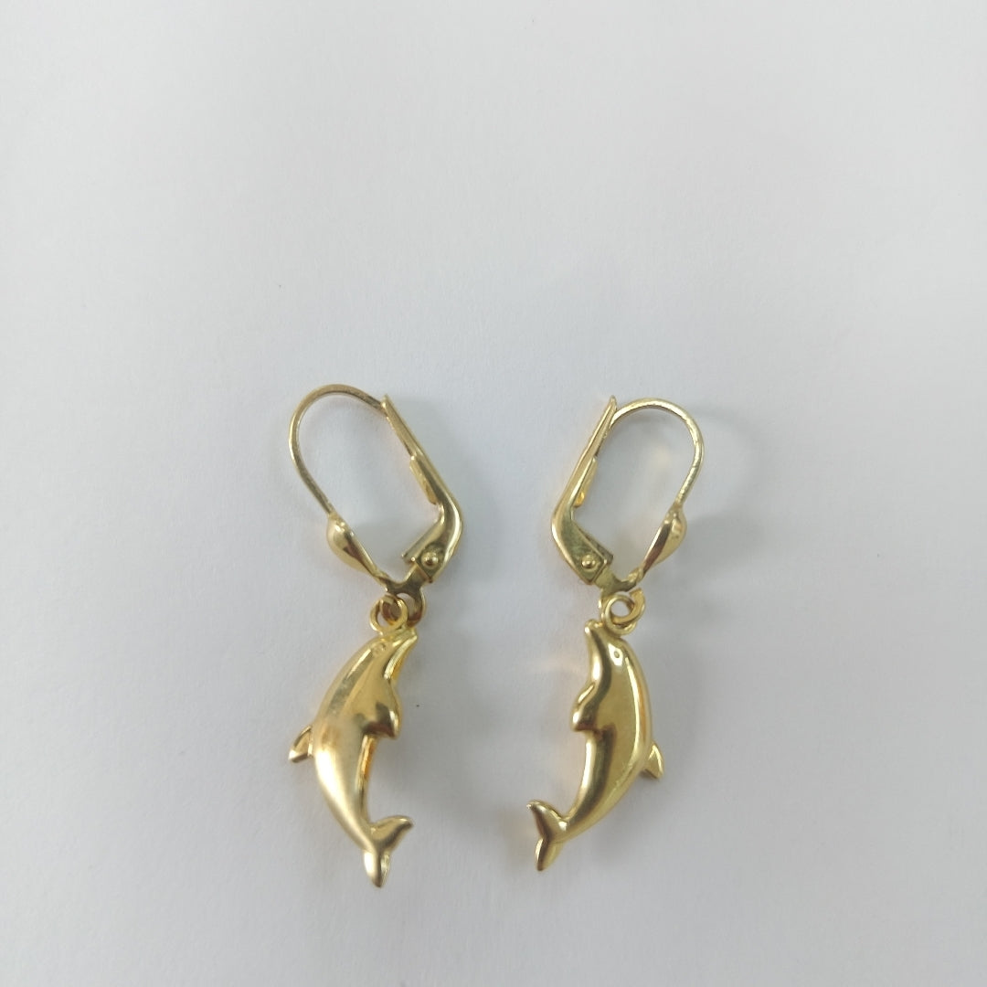 ARRACADAS PAR ORO 14 K 2,00 GRMS (SEMINUEVO)