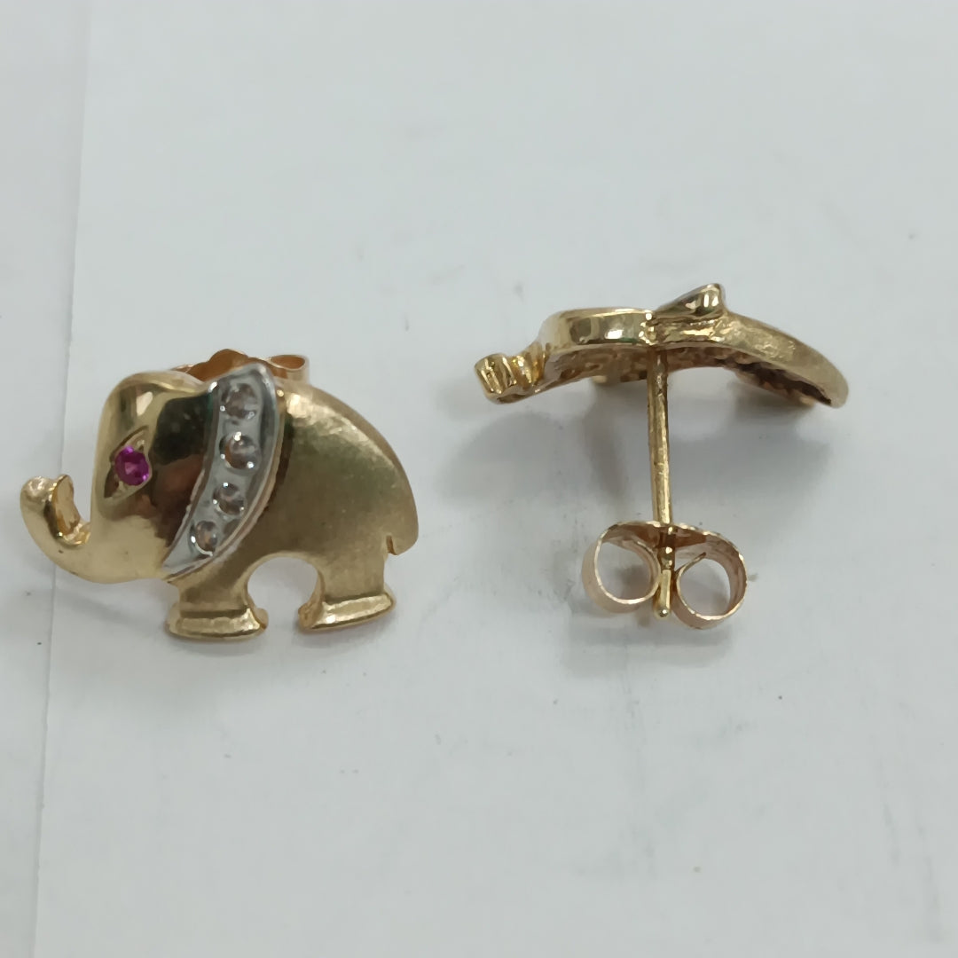 ARETES PAR ORO 14 K 3.8 GRMS (SEMINUEVO)
