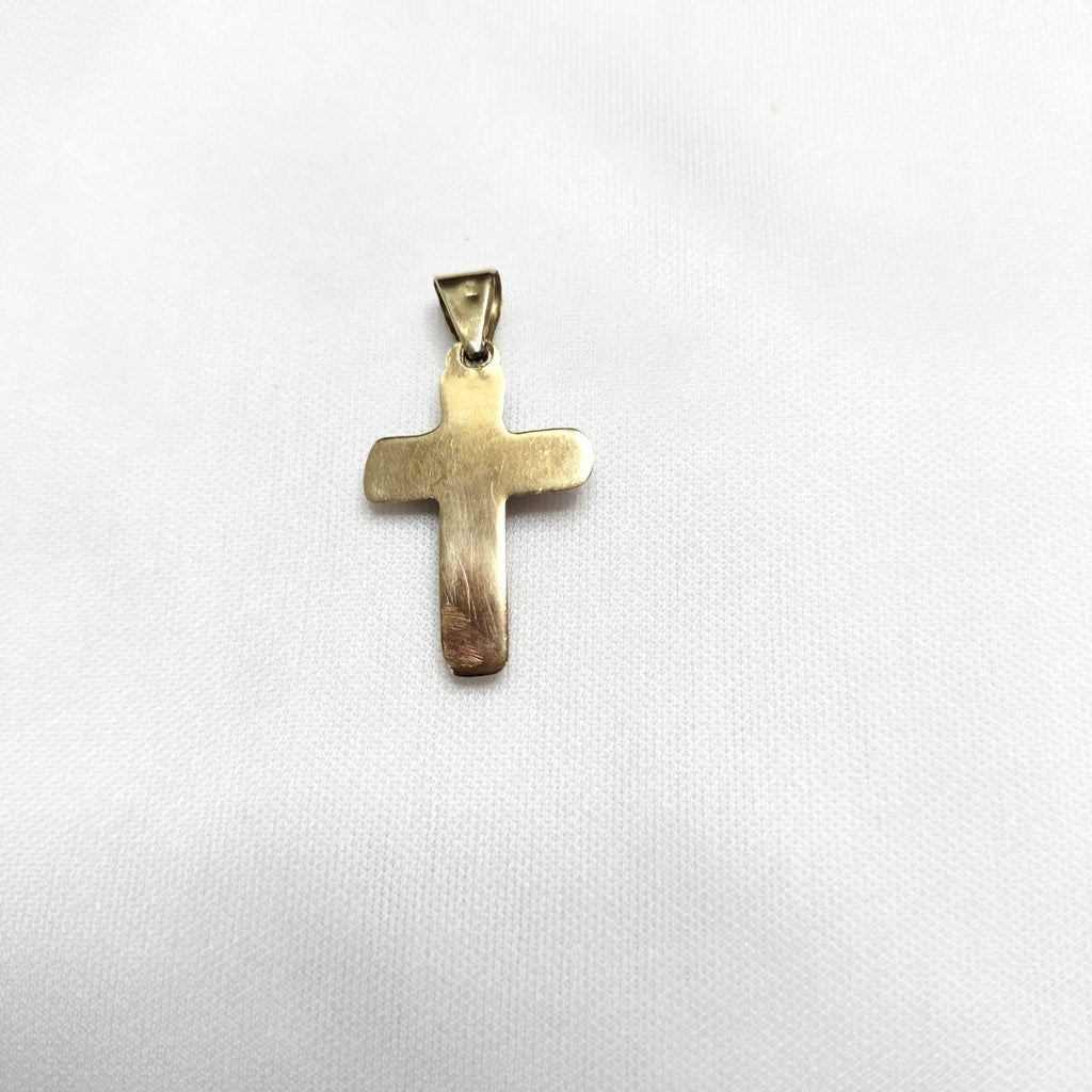 CRUCIFIJO ORO, ORO COMBINADO 10 K 1.7 GRMS (SEMINUEVO)