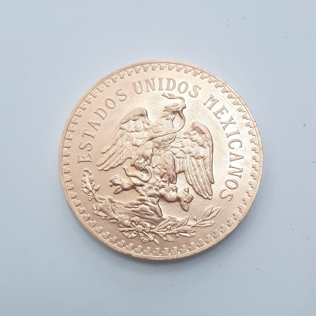 K1 41.6 GRMS 21 K IDENTIFICACIÓN MONEDA NOMINATIVA MONEDAS PESOS 50 PESOS (SEMINUEVO)