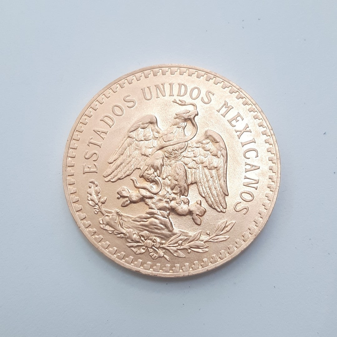 K1 41.6 GRMS 21 K IDENTIFICACIÓN MONEDA NOMINATIVA MONEDAS PESOS 50 PESOS (SEMINUEVO)