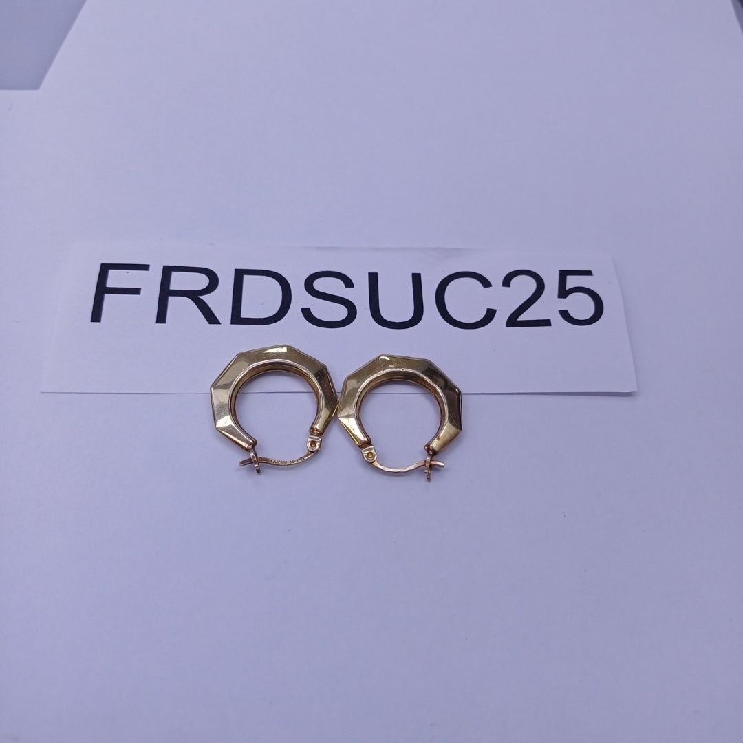 ARRACADAS PAR ORO 10 K 1.7 GRMS (SEMINUEVO)