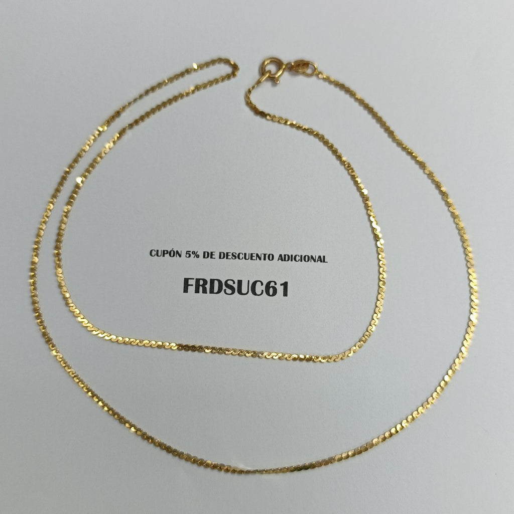CADENA ORO 14 K 4.1 GRMS (SEMINUEVO)
