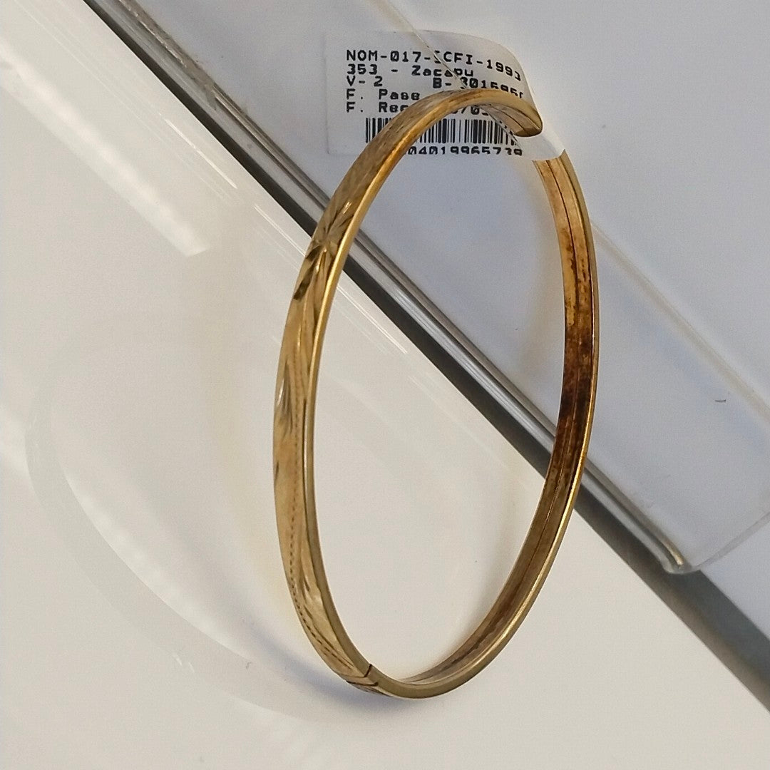 PULSERA RIGIDA ORO 10 K 5.3 GRMS (SEMINUEVO)