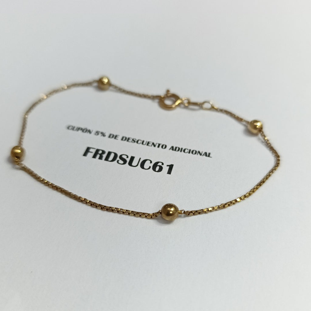 PULSERA ORO 14 K 2.1 GRMS (SEMINUEVO)