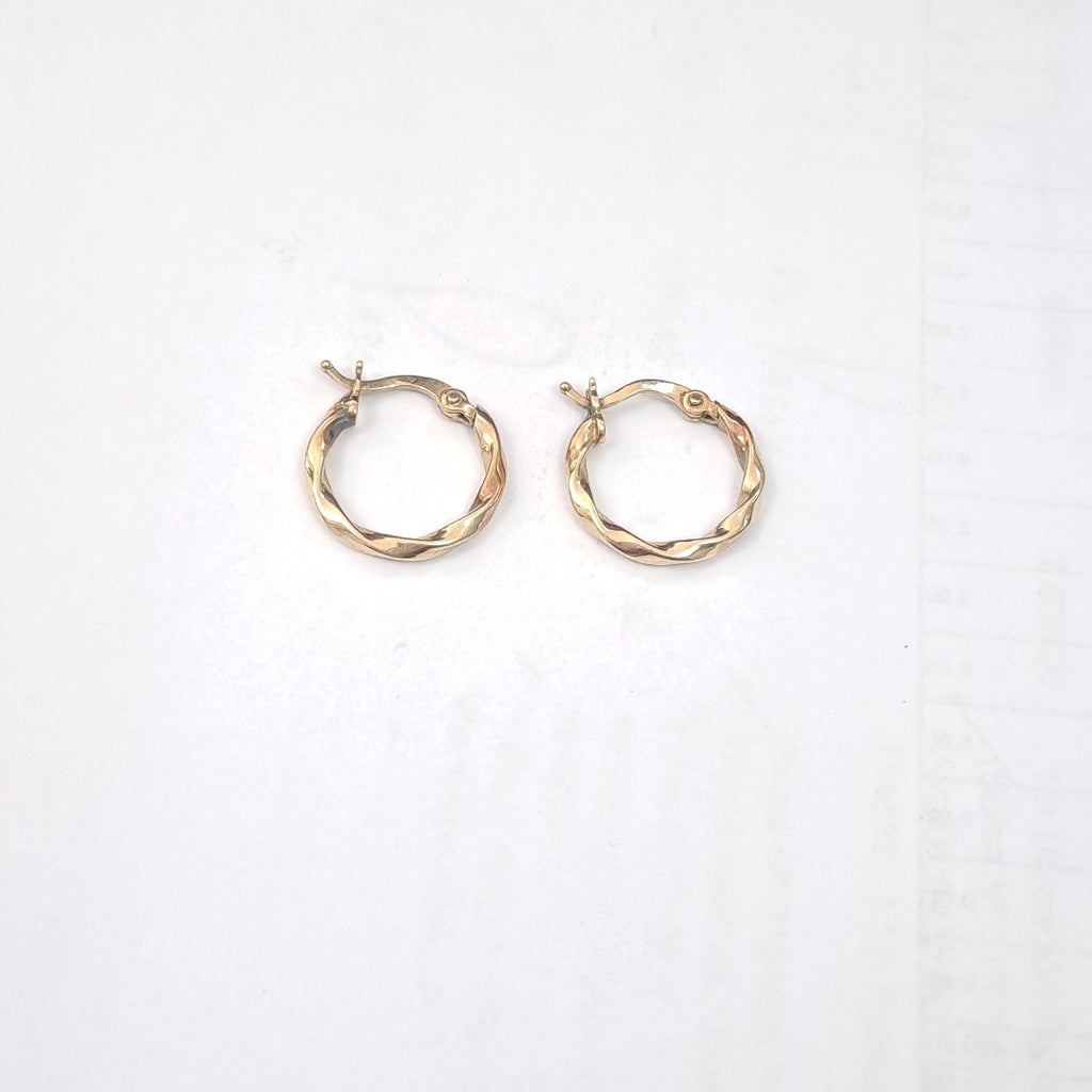 ARRACADAS PAR ORO 14 K 1,20 GRMS (SEMINUEVO)