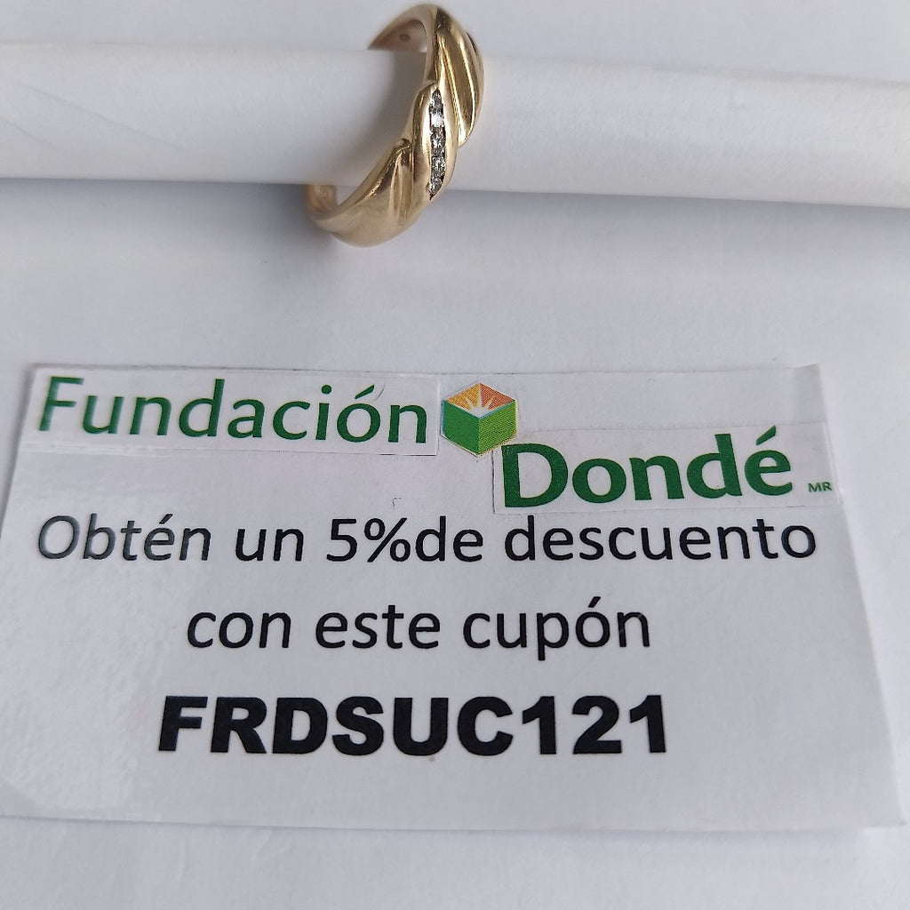 ARGOLLA ORO 14 K 7,70 GRMS (SEMINUEVO)