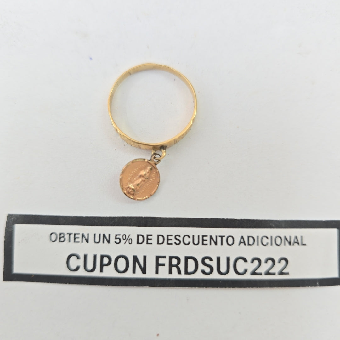 ANILLO ORO 10 K 1.7 GRMS (SEMINUEVO)