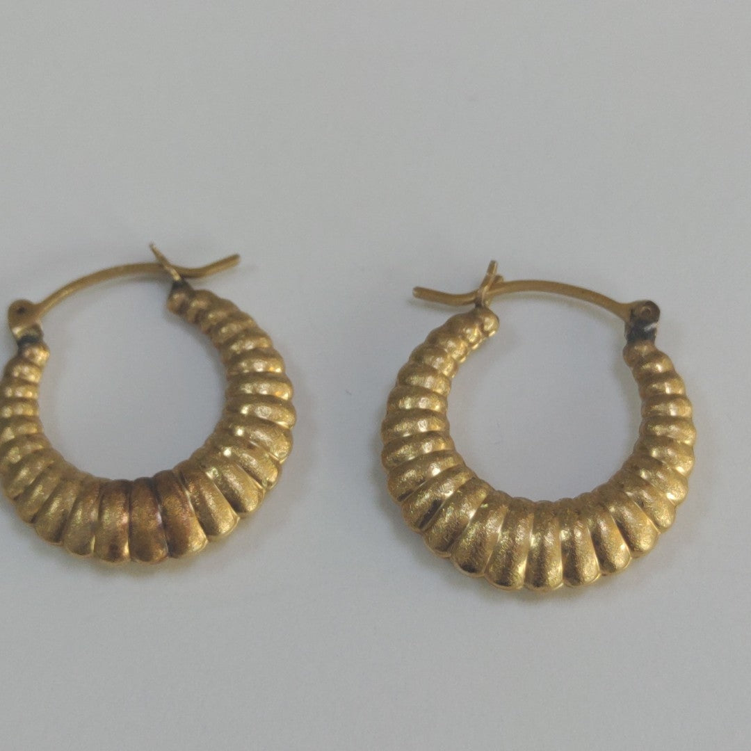 ARRACADAS PAR ORO 14 K 2,80 GRMS (SEMINUEVO)