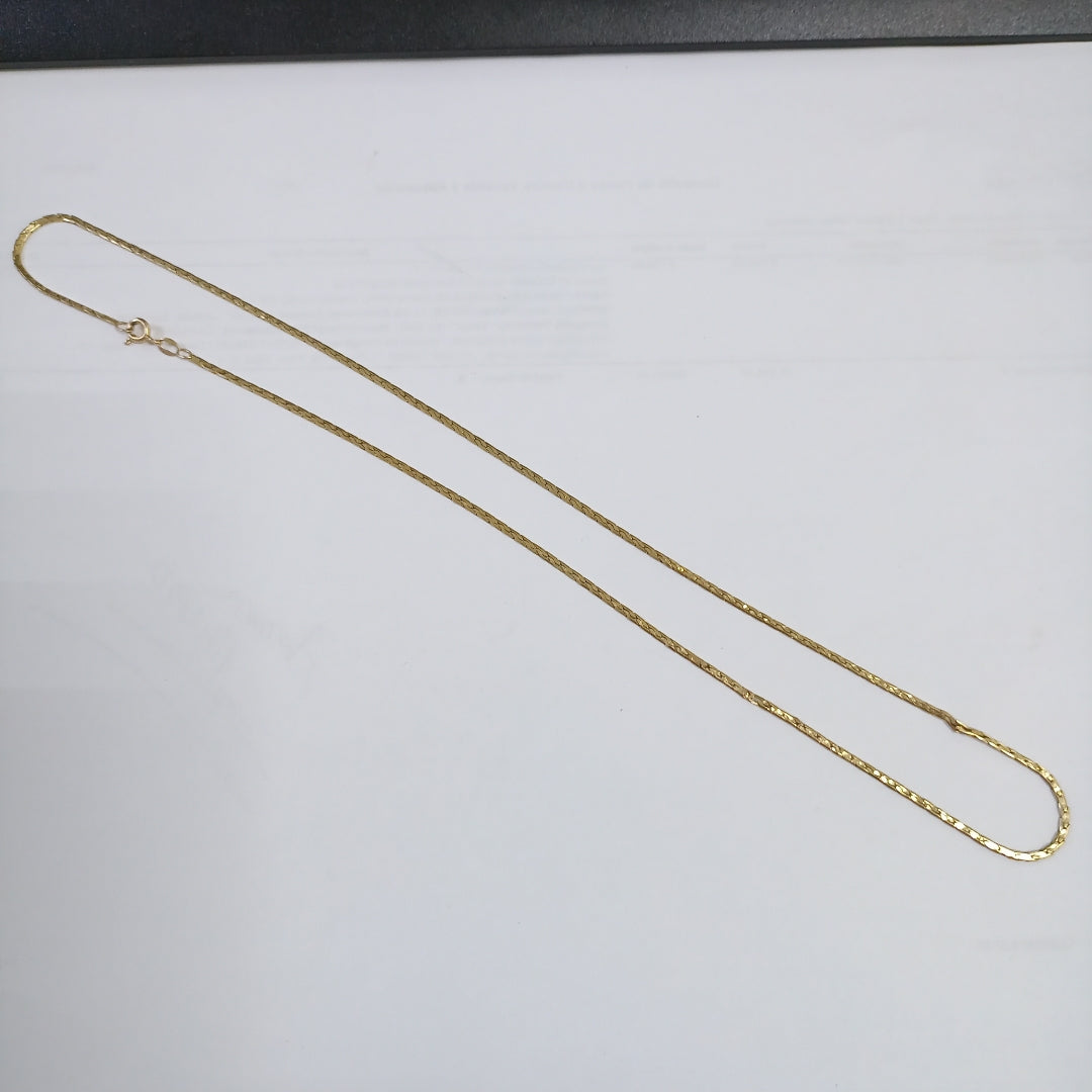 CADENA ORO 10 K 4.3 GRMS (SEMINUEVO)