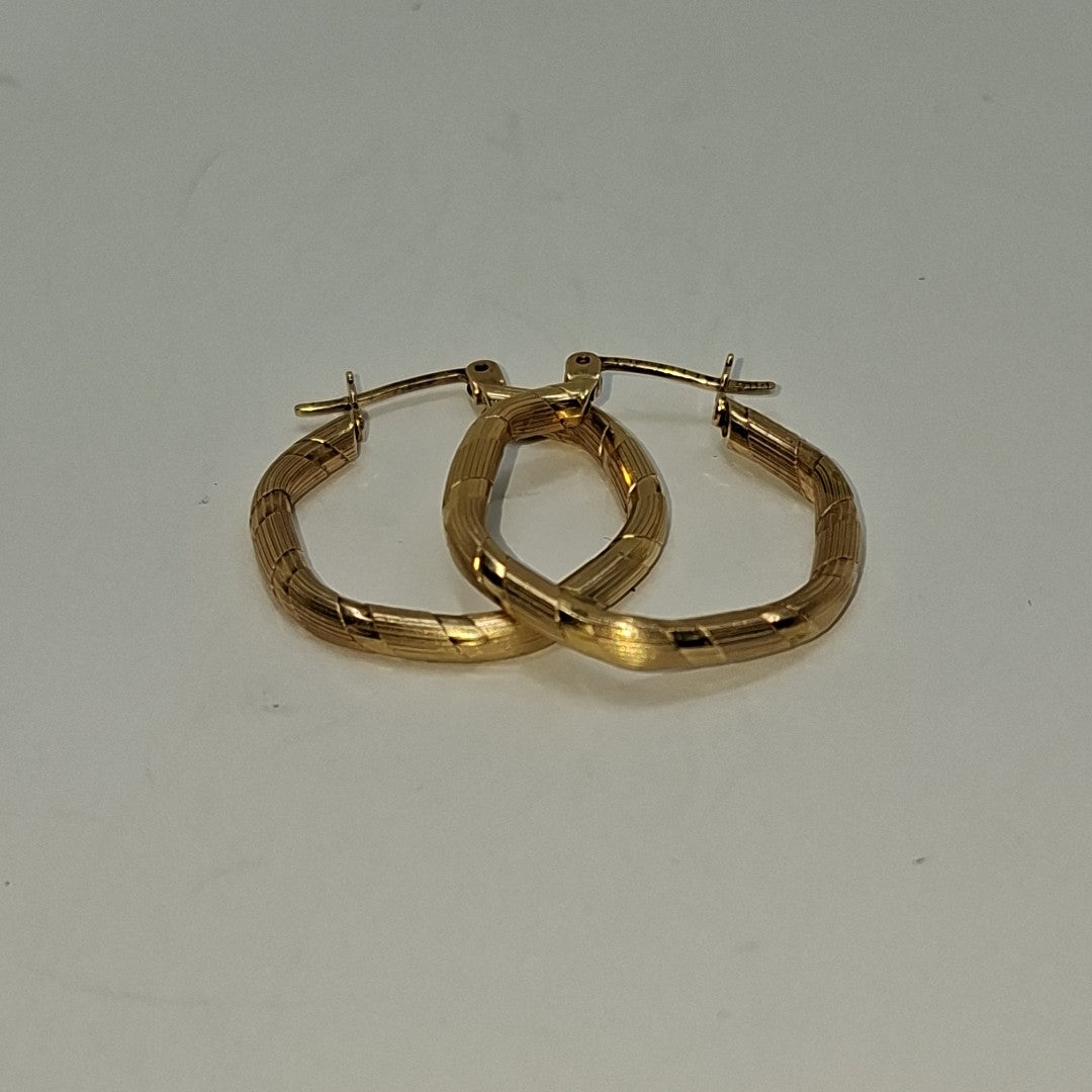 ARRACADAS PAR ORO 14 K 3,40 GRMS (SEMINUEVO)