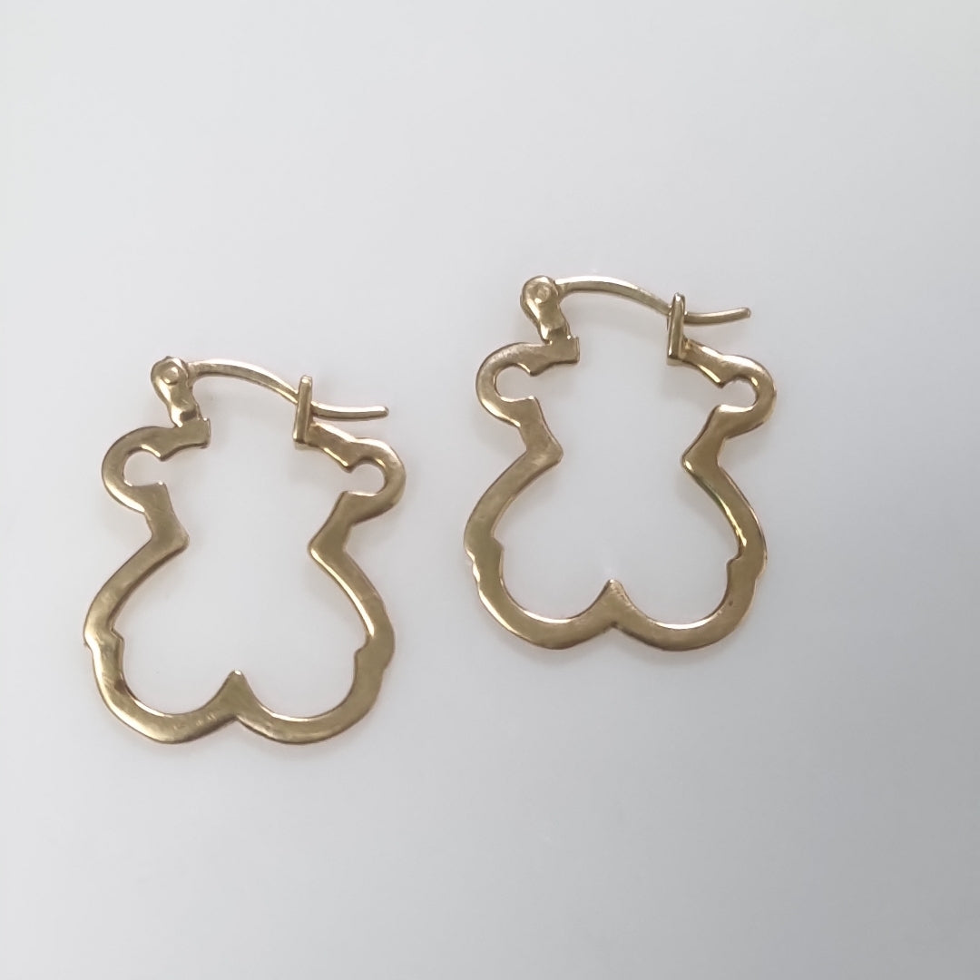 ARRACADAS PAR ORO 14 K 2.5 GRMS (SEMINUEVO)