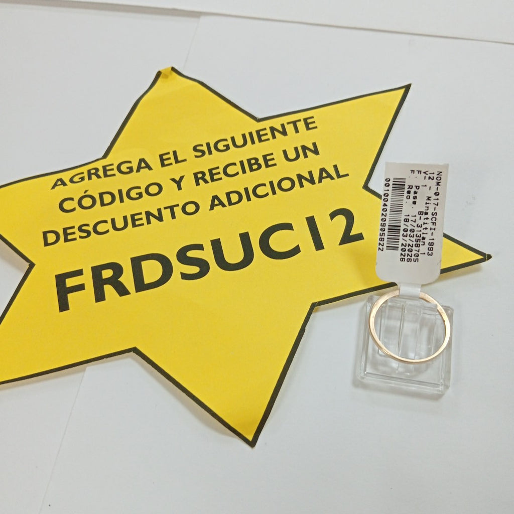 ARGOLLA ORO 14 K 1.1 GRMS (SEMINUEVO)