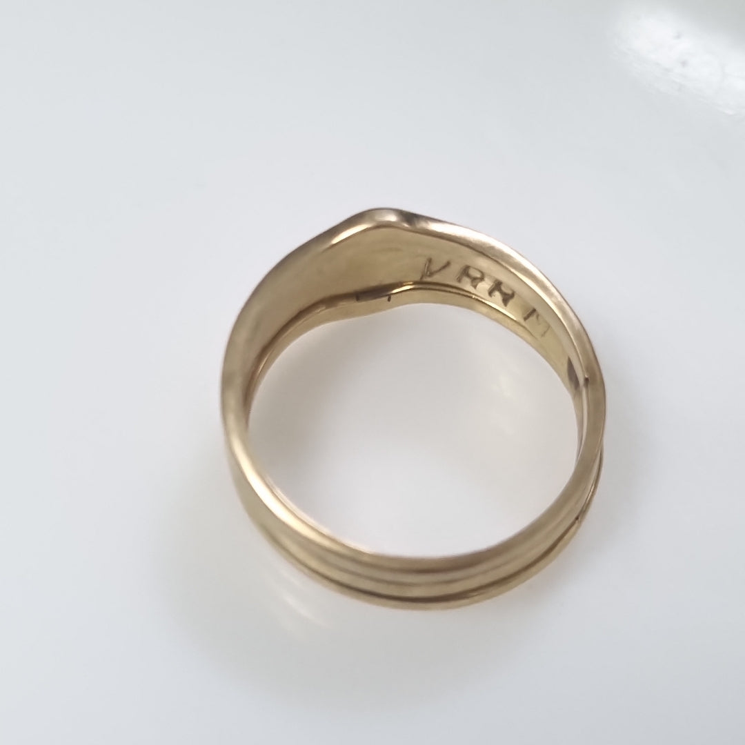 ANILLO DE GRADUACIÓN ORO 14 K 5.5 GRMS (SEMINUEVO)