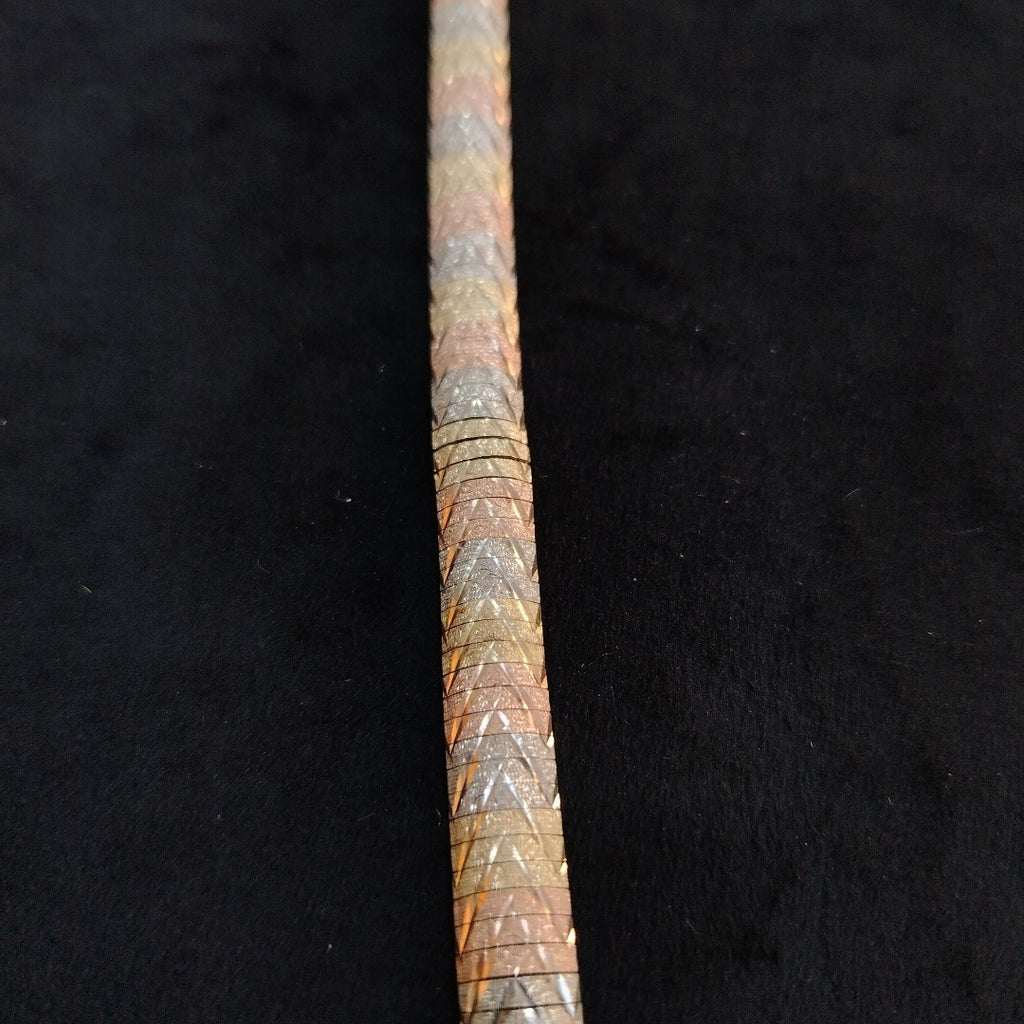 PULSERA ORO, ORO COMBINADO 14 K 19 GRMS (SEMINUEVO)