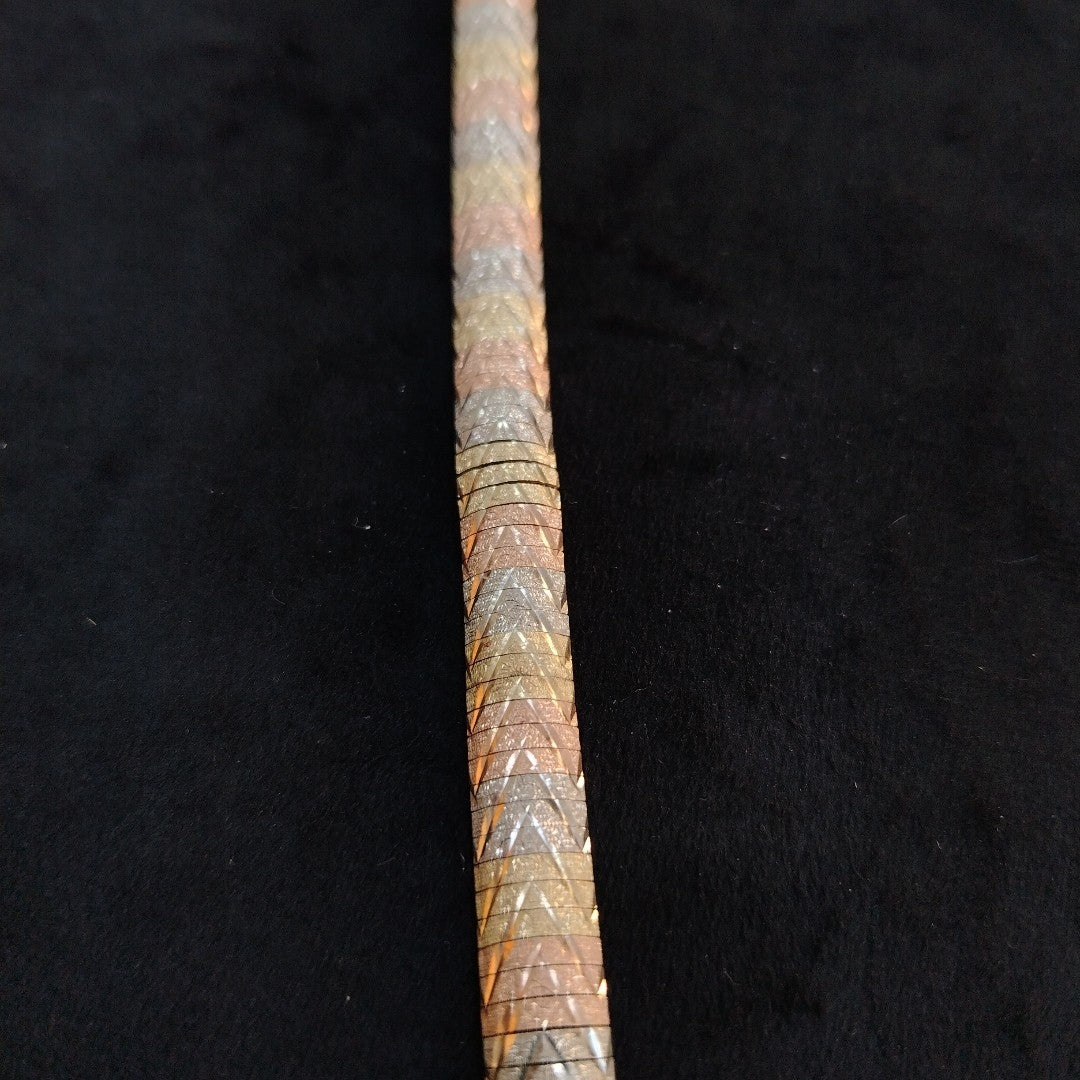 PULSERA ORO, ORO COMBINADO 14 K 19 GRMS (SEMINUEVO)