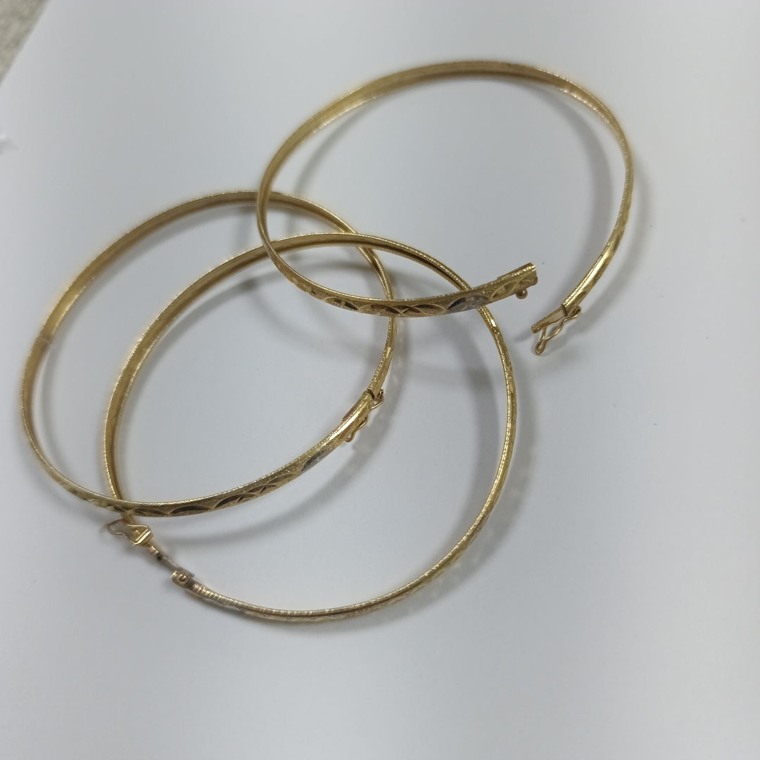 PULSERA RIGIDA ORO 14 K 13.5 GRMS (SEMINUEVO)