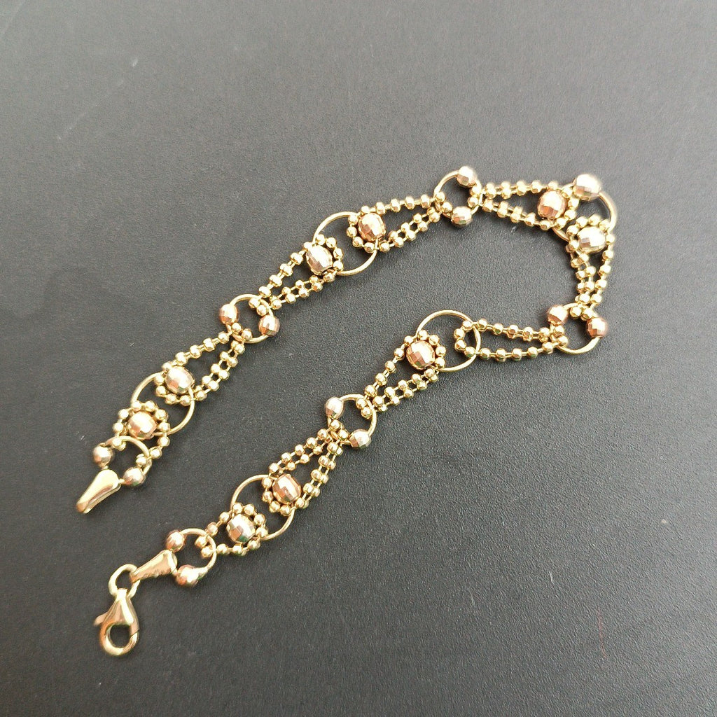 PULSERA ORO COMBINADO 14 K 8,10 GRMS (SEMINUEVO)