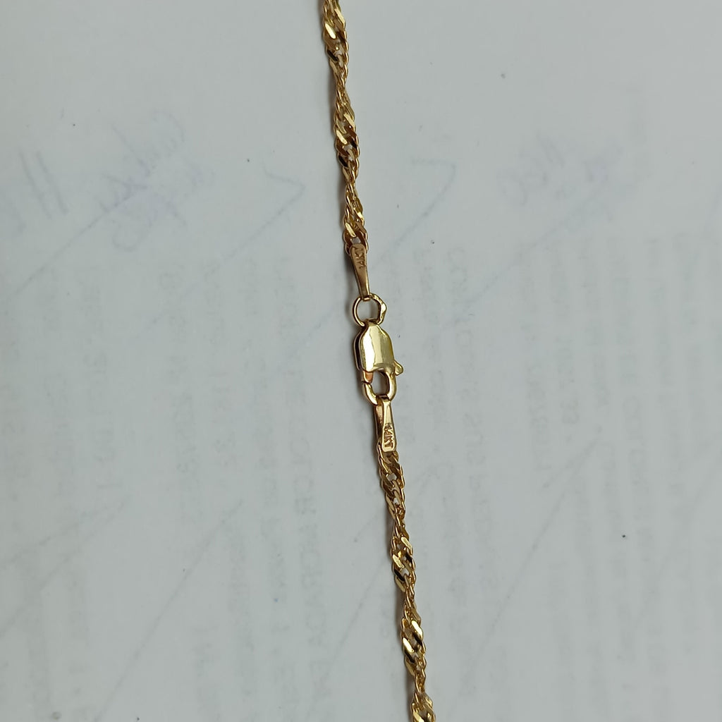 CADENA ORO 14 K 5.7 GRMS (SEMINUEVO)