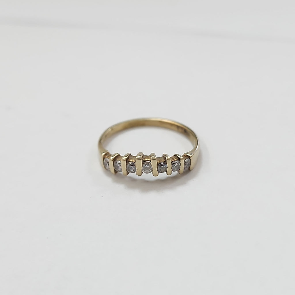 ANILLO, MEDIA CHURUMBELA ORO 10 K 1.8 GRMS (SEMINUEVO)