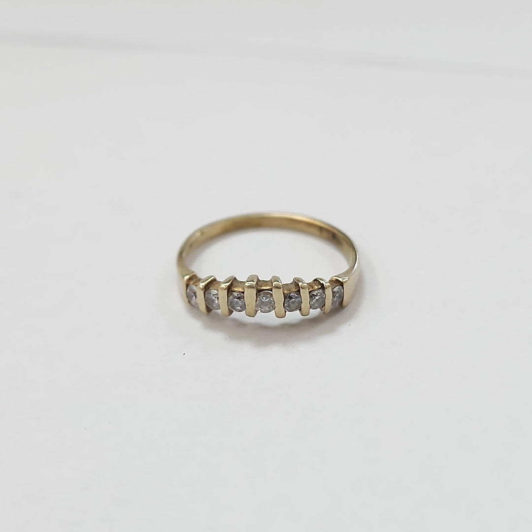 ANILLO, MEDIA CHURUMBELA ORO 10 K 1.8 GRMS (SEMINUEVO)