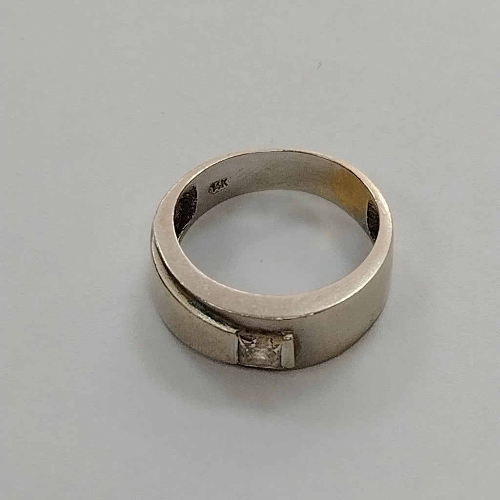 ANILLO ORO BLANCO 14 K 4,70 GRMS (SEMINUEVO)