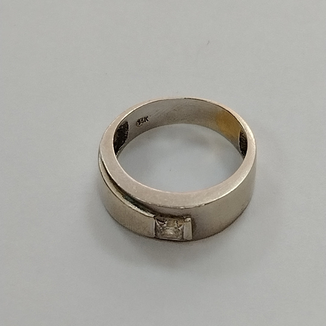 ANILLO ORO BLANCO 14 K 4,70 GRMS (SEMINUEVO)