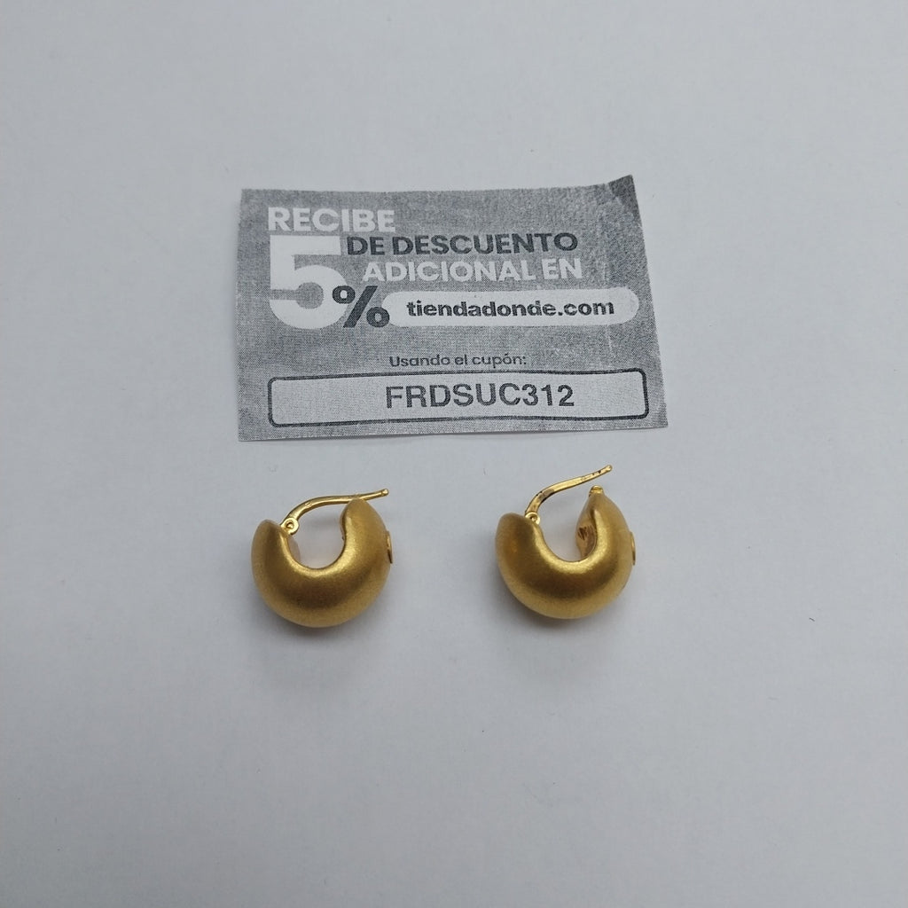 ARRACADAS PAR ORO 14 K 3.8 GRMS (SEMINUEVO)