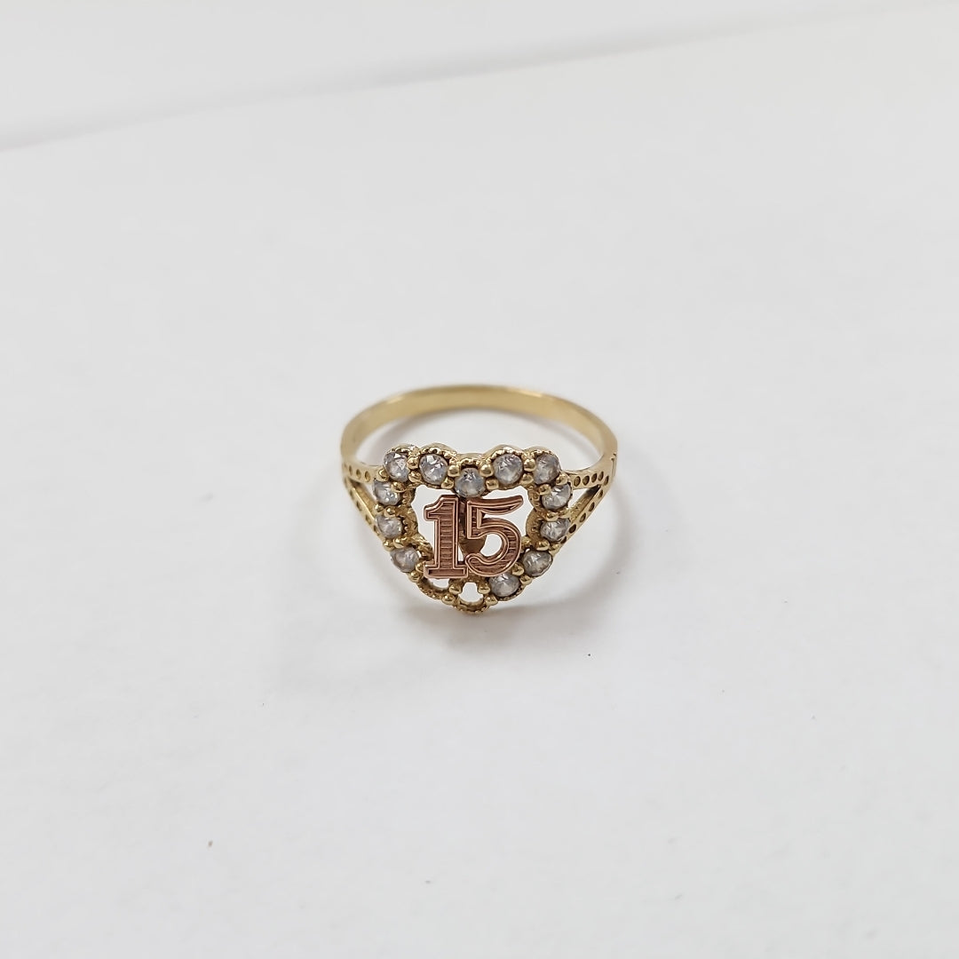 ANILLO ORO 14 K 2 GRMS (SEMINUEVO)