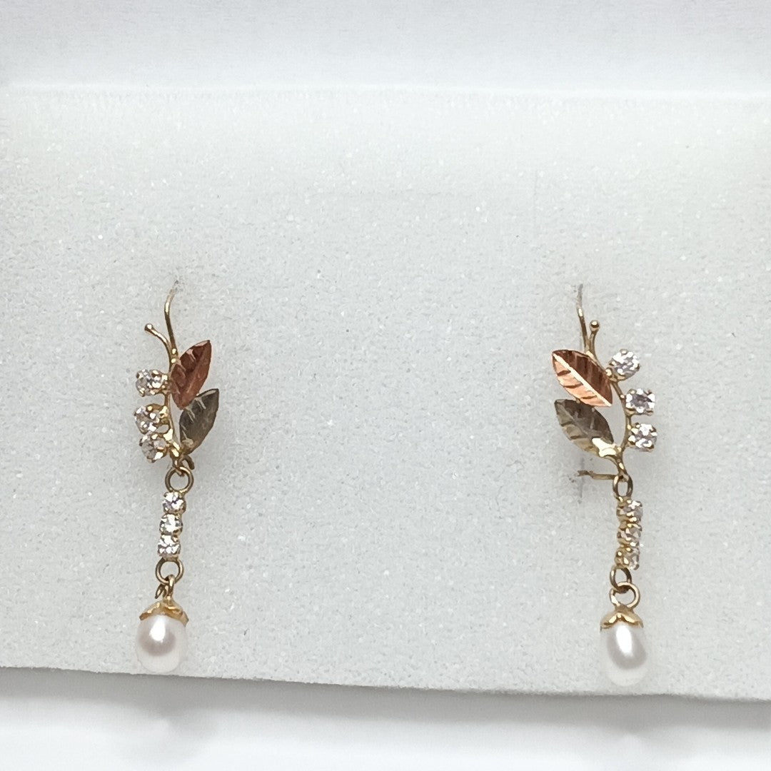 ARETES PAR ORO 10 K 1.9 GRMS (SEMINUEVO)