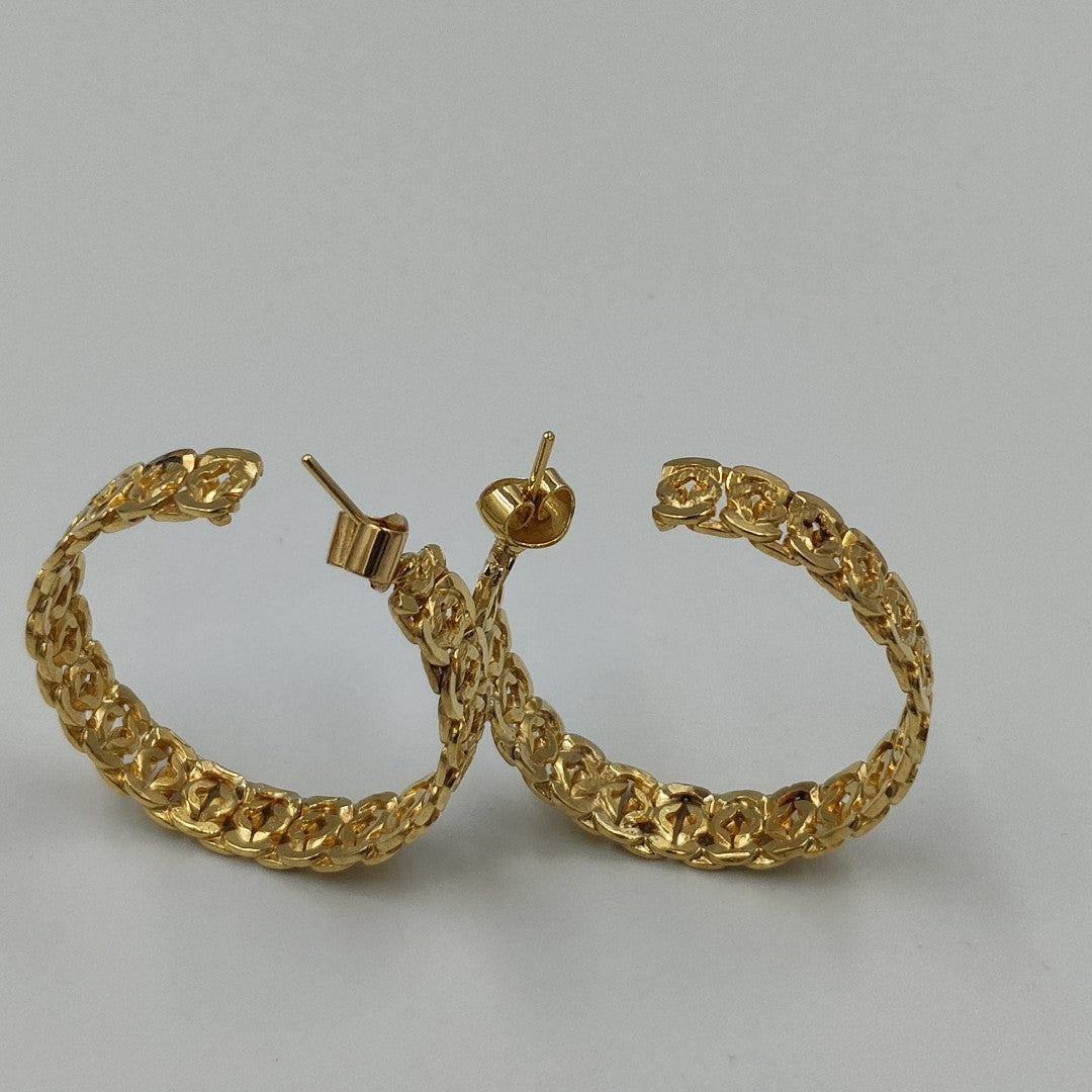 BROQUELES PAR ORO 18 K 19.5 GRMS (SEMINUEVO)