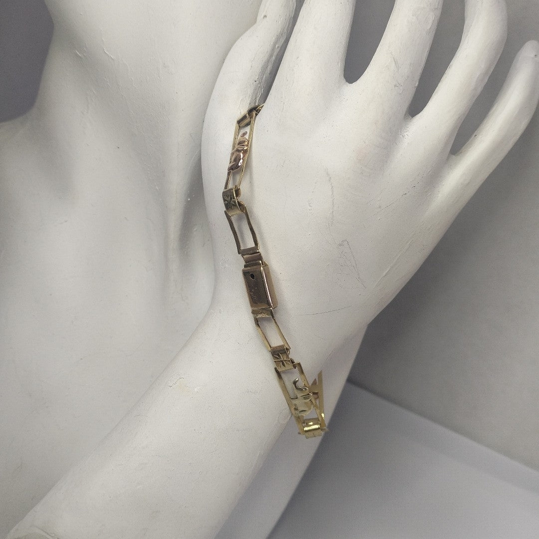 PULSERA ORO 10 K 6.4 GRMS (SEMINUEVO)