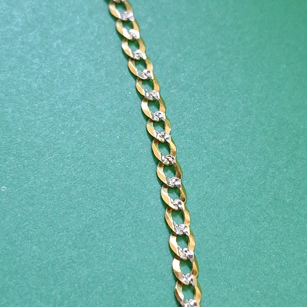 PULSERA BARBADA RODIO 3.1G 18 CM (NUEVO)