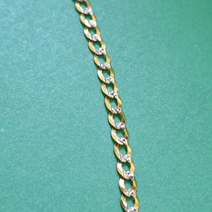 PULSERA BARBADA RODIO 3.1G 18 CM (NUEVO)