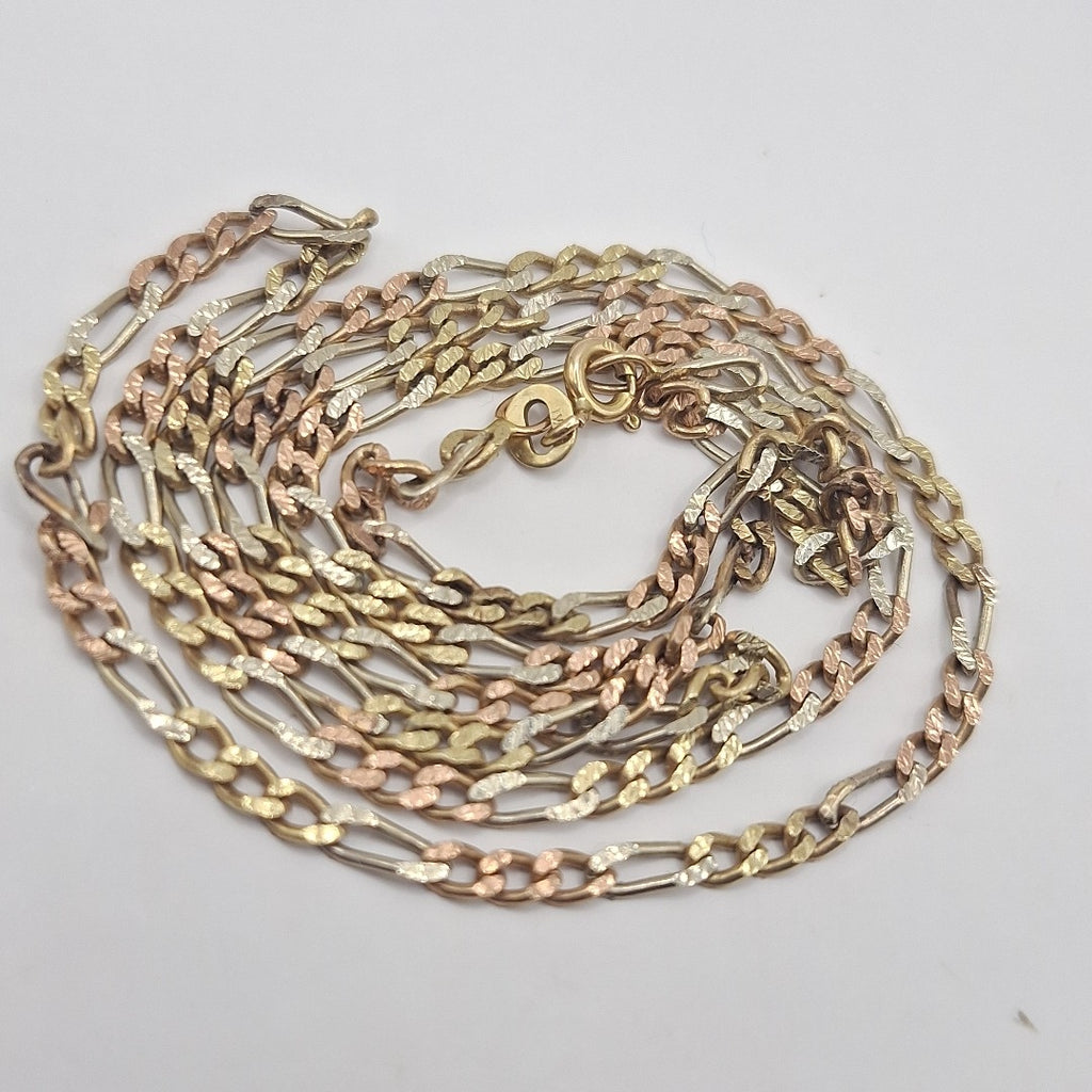 CADENA ORO, ORO COMBINADO 10 K 9.3 GRMS (SEMINUEVO)