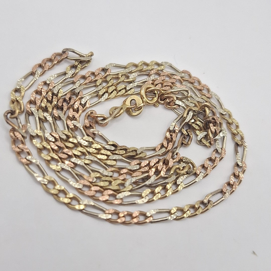 CADENA ORO, ORO COMBINADO 10 K 9.3 GRMS (SEMINUEVO)