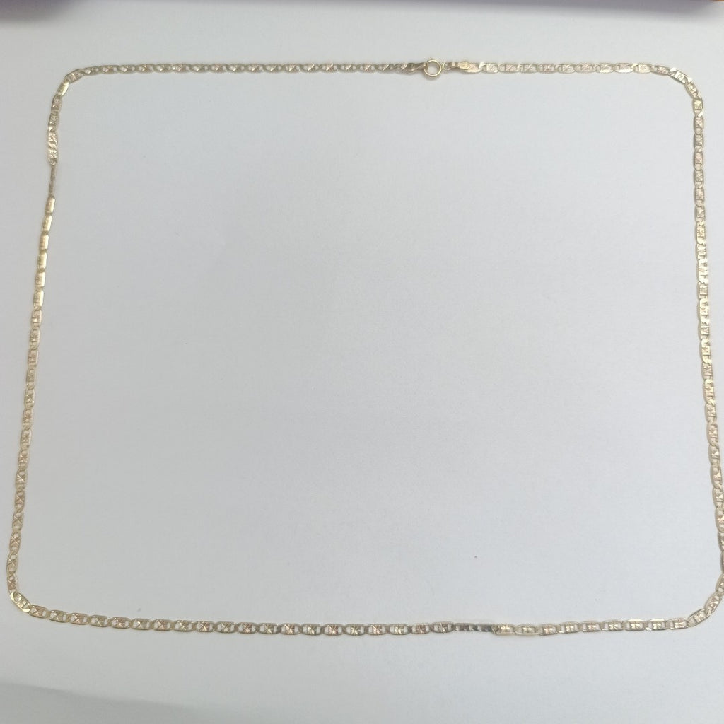 CADENA ORO COMBINADO 14 K 6.6 GRMS (SEMINUEVO)