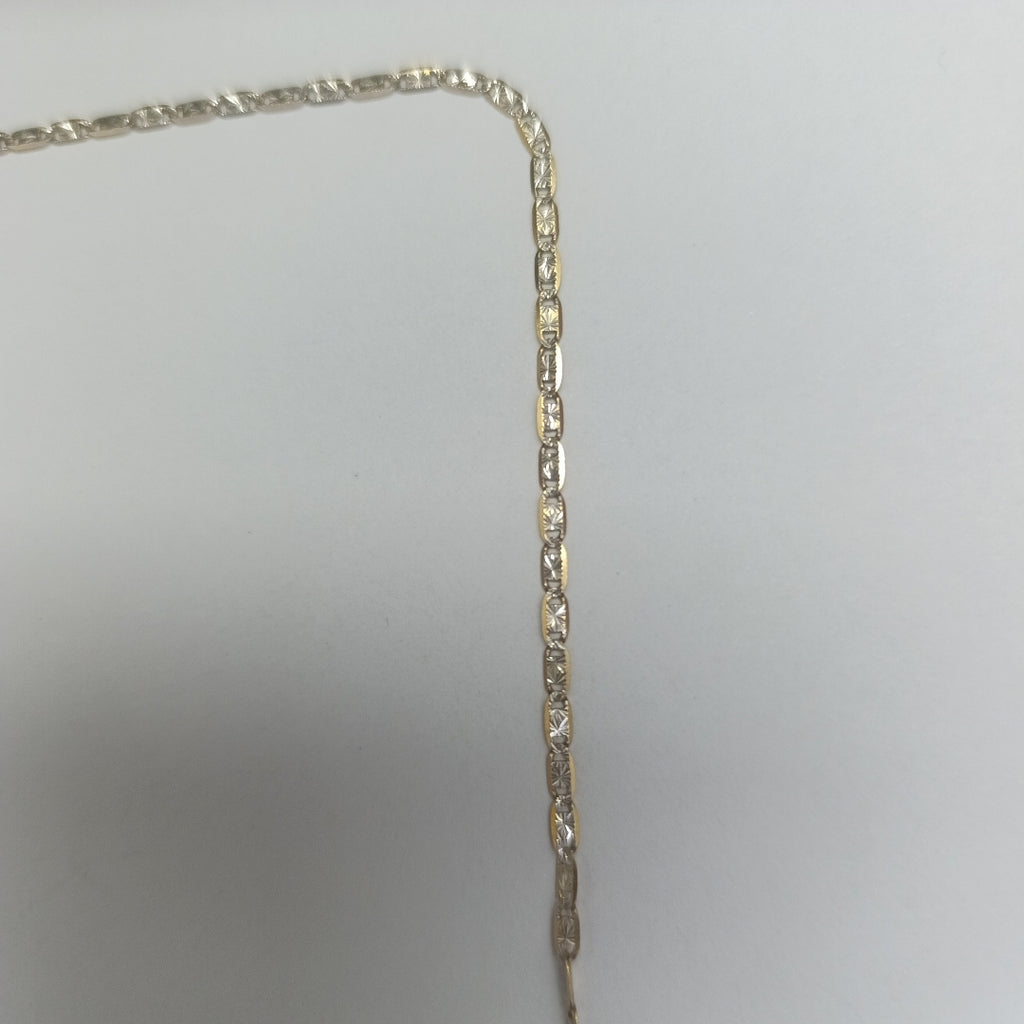 CADENA ORO COMBINADO 14 K 4.6 GRMS (SEMINUEVO)