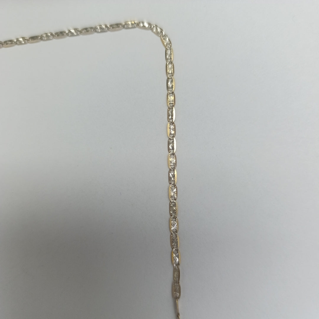 CADENA ORO COMBINADO 14 K 4.6 GRMS (SEMINUEVO)