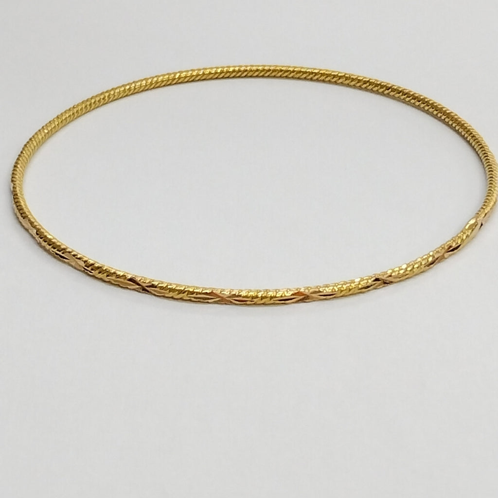 PULSERA RIGIDA ORO 18 K 7,60 GRMS (SEMINUEVO)