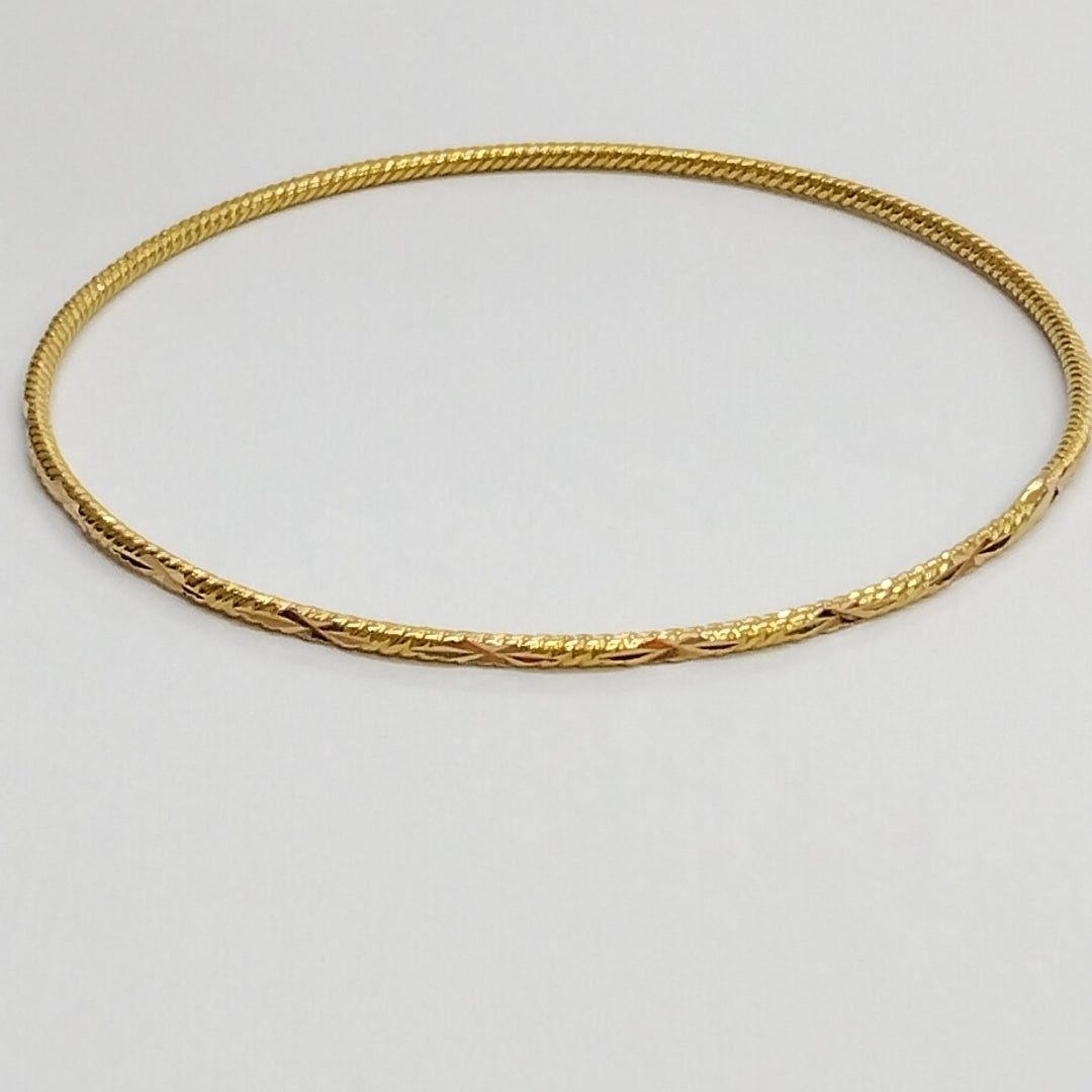 PULSERA RIGIDA ORO 18 K 7,60 GRMS (SEMINUEVO)